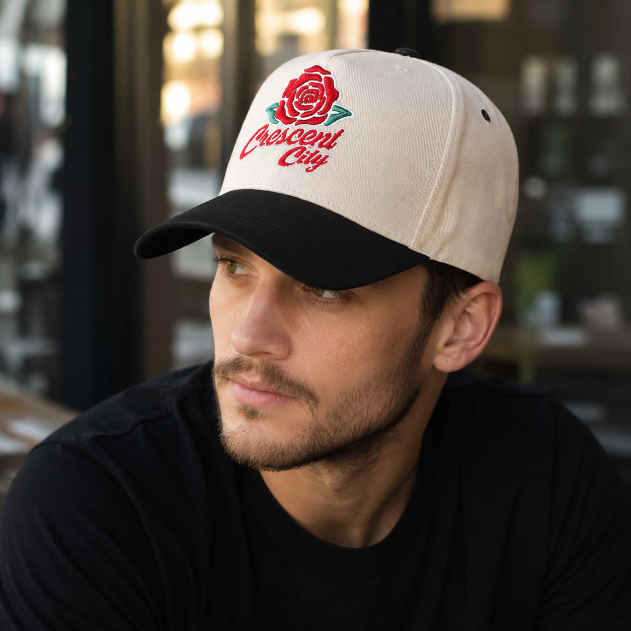 Baseball Cap Crescent City – Adjustable Cotton Acrylic Hat With Embroidered Logo