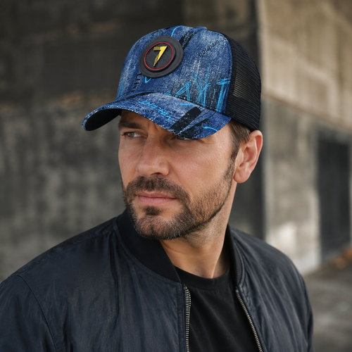 Baseball Trucker Cap – Adjustable Cotton Mesh Hat | Breathable Summer Style