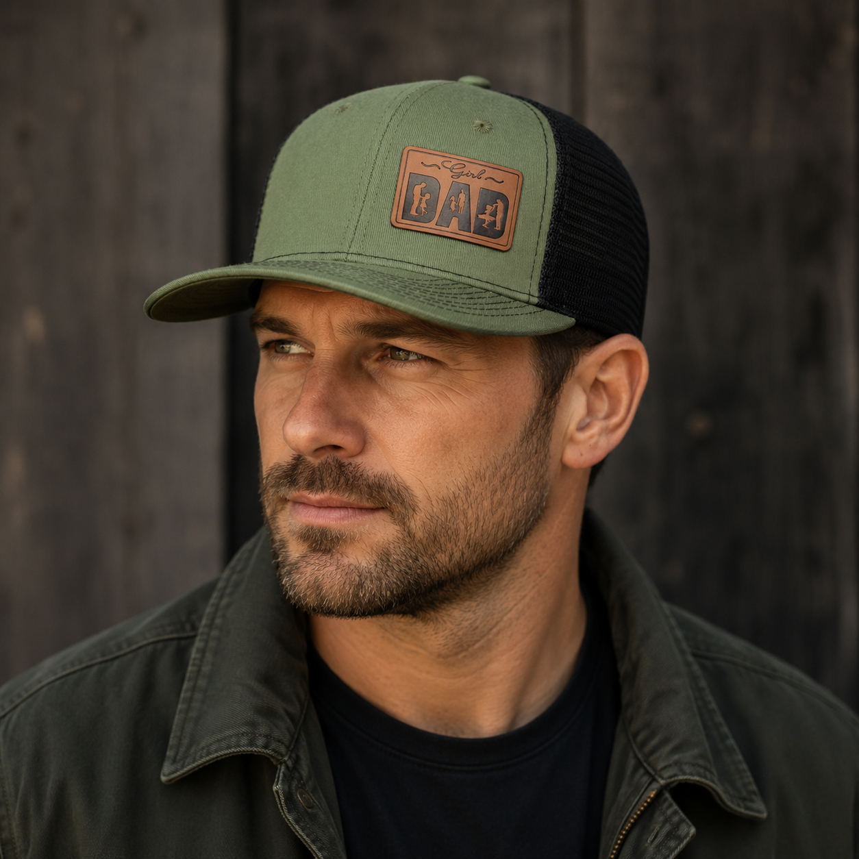 Good Dad Trucker Cap – Adjustable Snapback Baseball Hat With Embroidered Detail