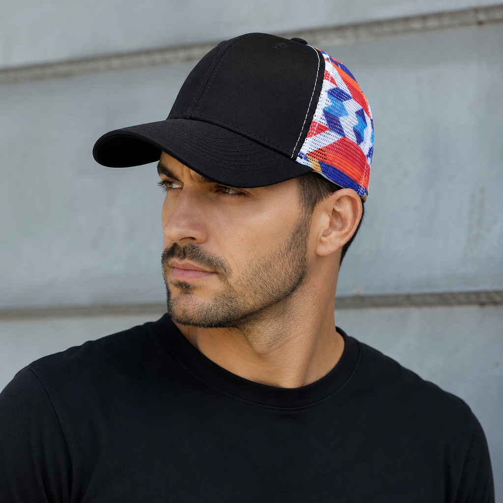 Cotton Trucker Cap – Adjustable Breathable Mesh Hat With Classic Style