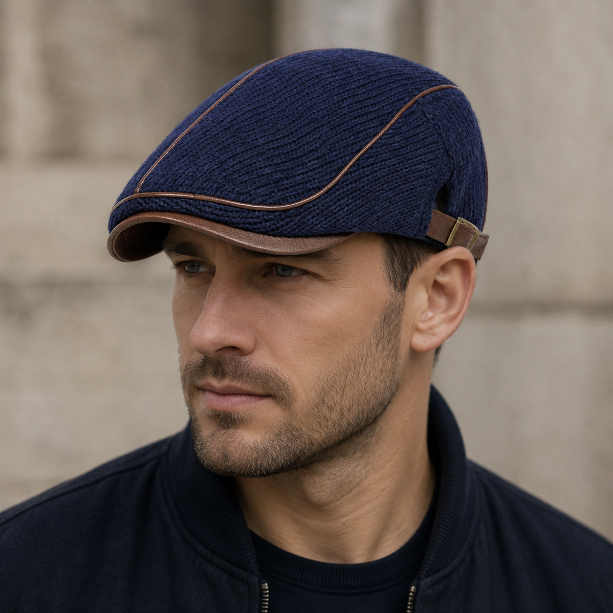 Gatsby Flat Cap – Classic Adjustable Cotton Acrylic Hat for Men & Women