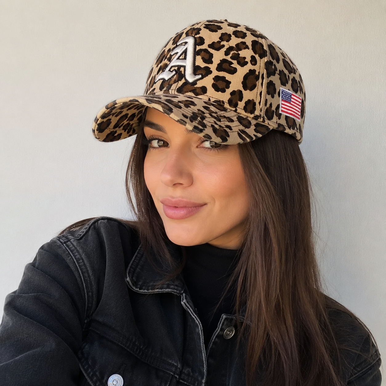 Leopard Print Baseball Cap – Adjustable Cotton Summer Hat By Hatloom