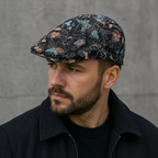 Cotton Flat Cap – Adjustable Butterfly Pattern Hat | Lightweight Unisex Casual Headwear