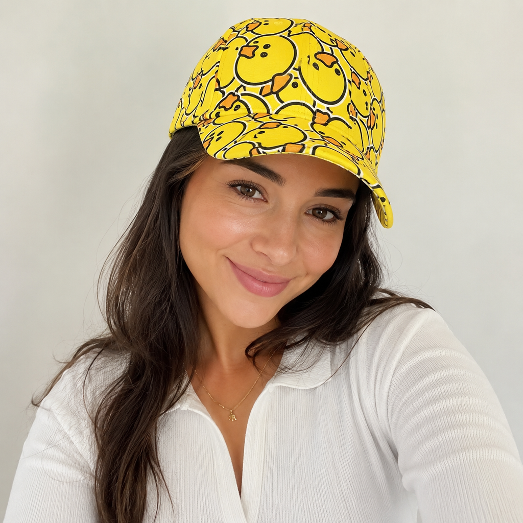 Little Ducks Baseball Cap – Adjustable Cotton Acrylic Kids Summer Hat