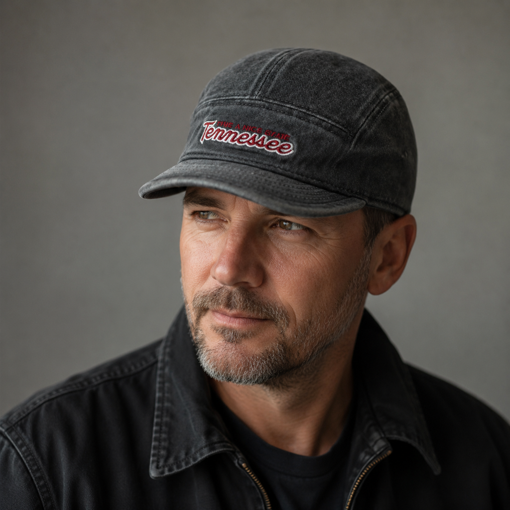 Cotton Snapback Cap – Adjustable 5-Panel Baseball Hat With Embroidered Logo
