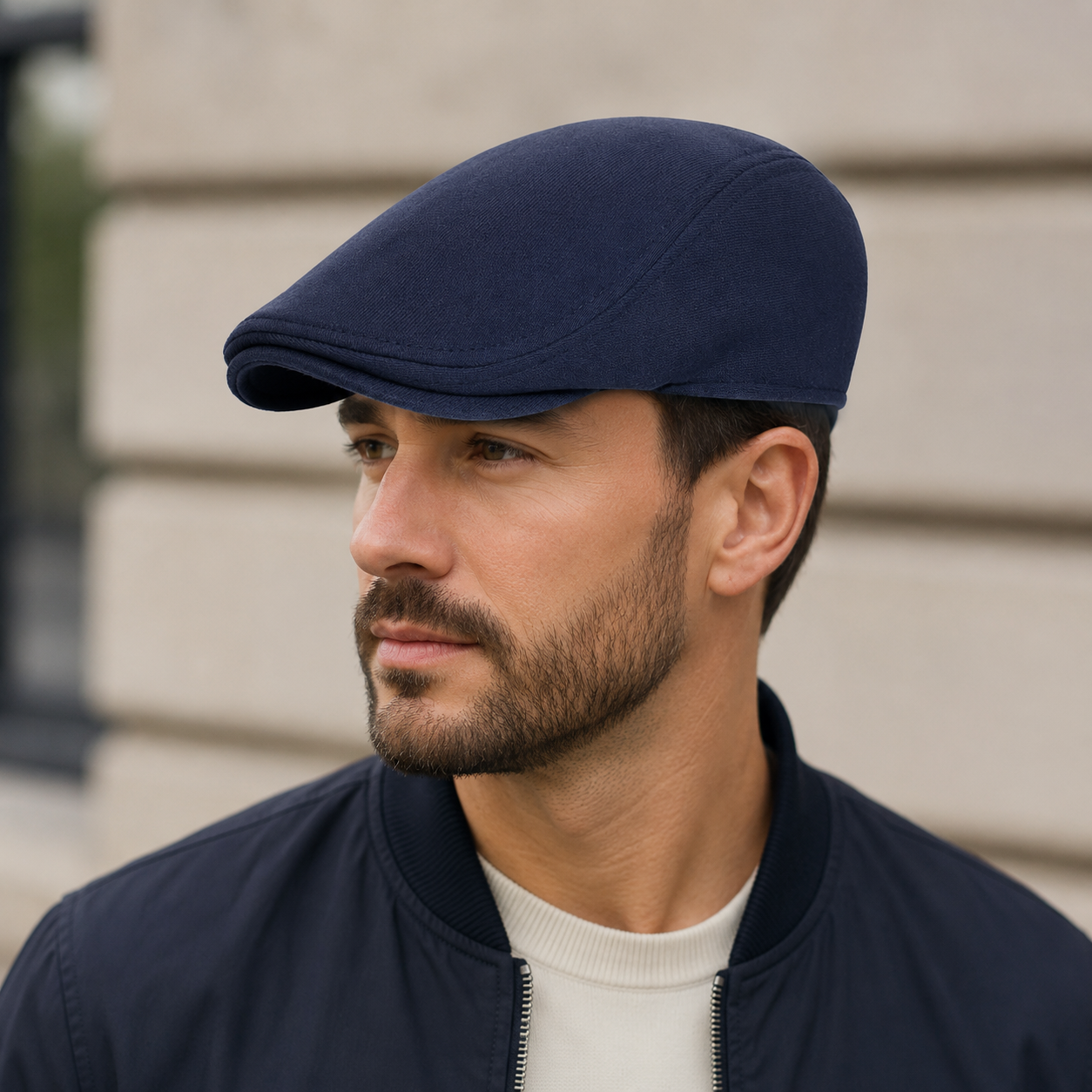 Cotton Flat Cap – Classic Adjustable Plain Flat Cap Style by St.Cloud Hats