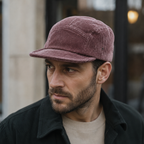Corduroy Baseball Cap – Adjustable 5 Panels Cotton Hat With Breathable Fabric