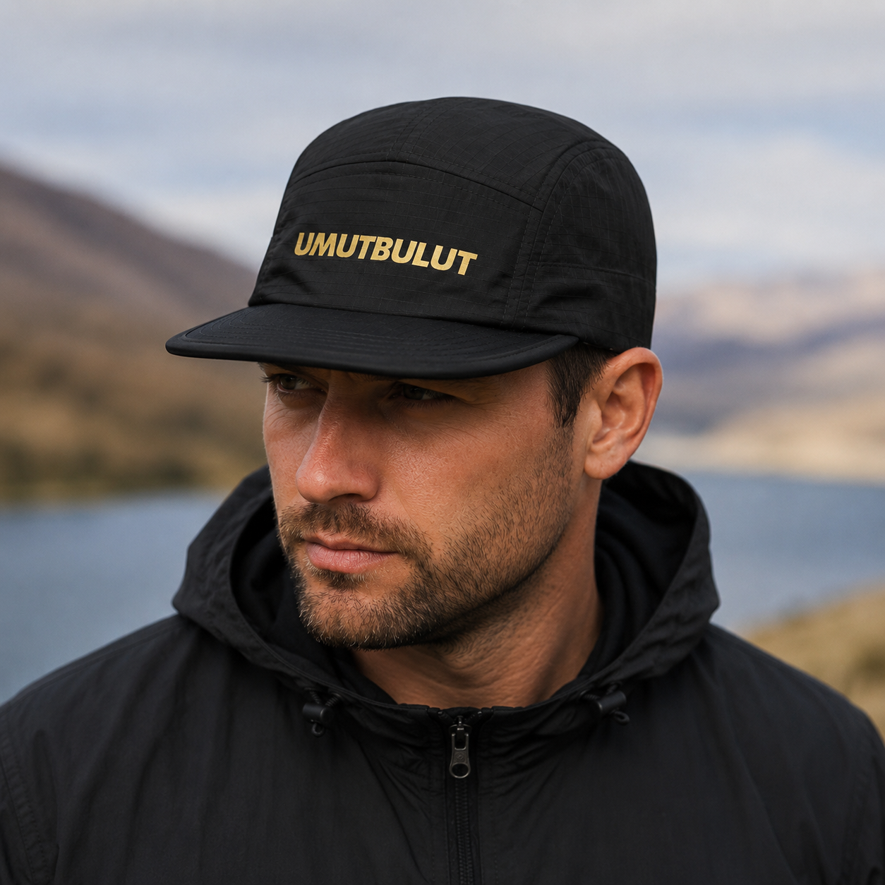 Retro 5-Panels Cap | Adjustable Organic Cotton Hat - Lightweight Breathable Headwear
