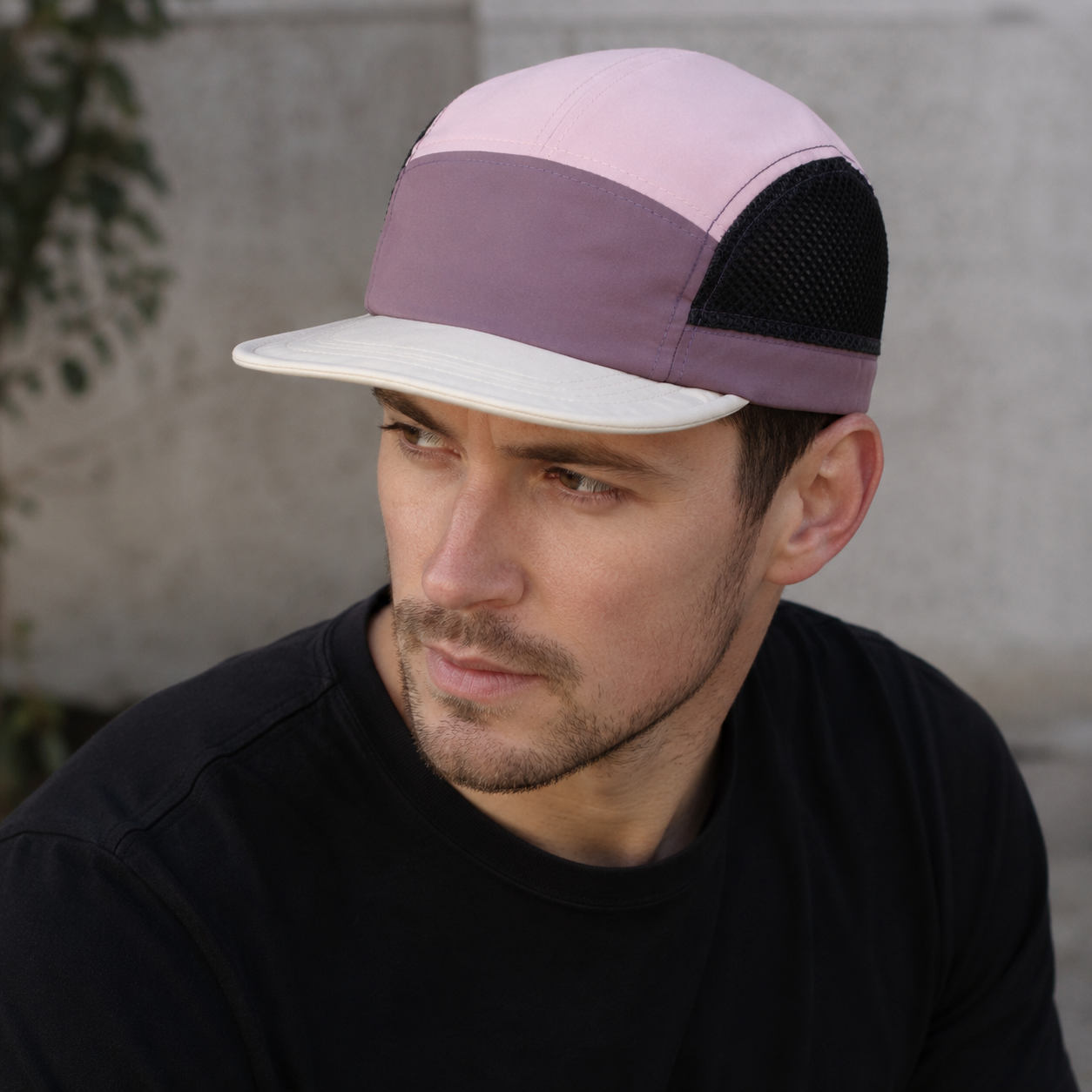 Breathable 5-Panels Cap – Organic Cotton Adjustable Baseball Cap with Flat Visor