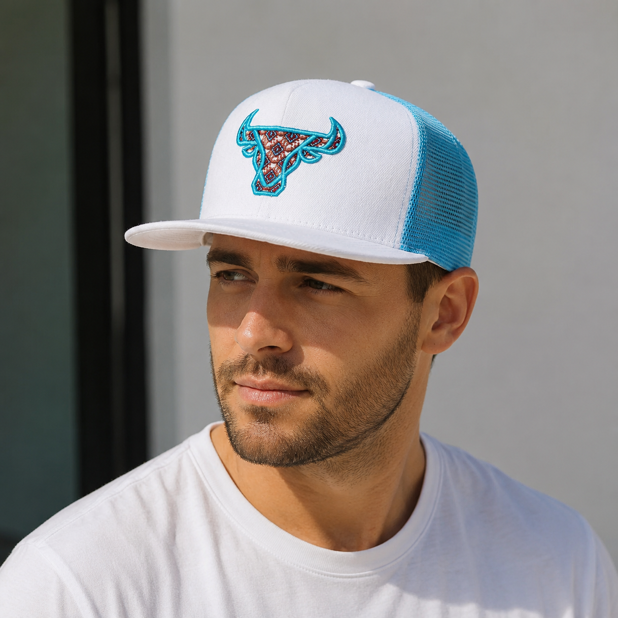 Trucker Snapback Cap – Adjustable Organic Cotton Mesh Back Hatloom Caps