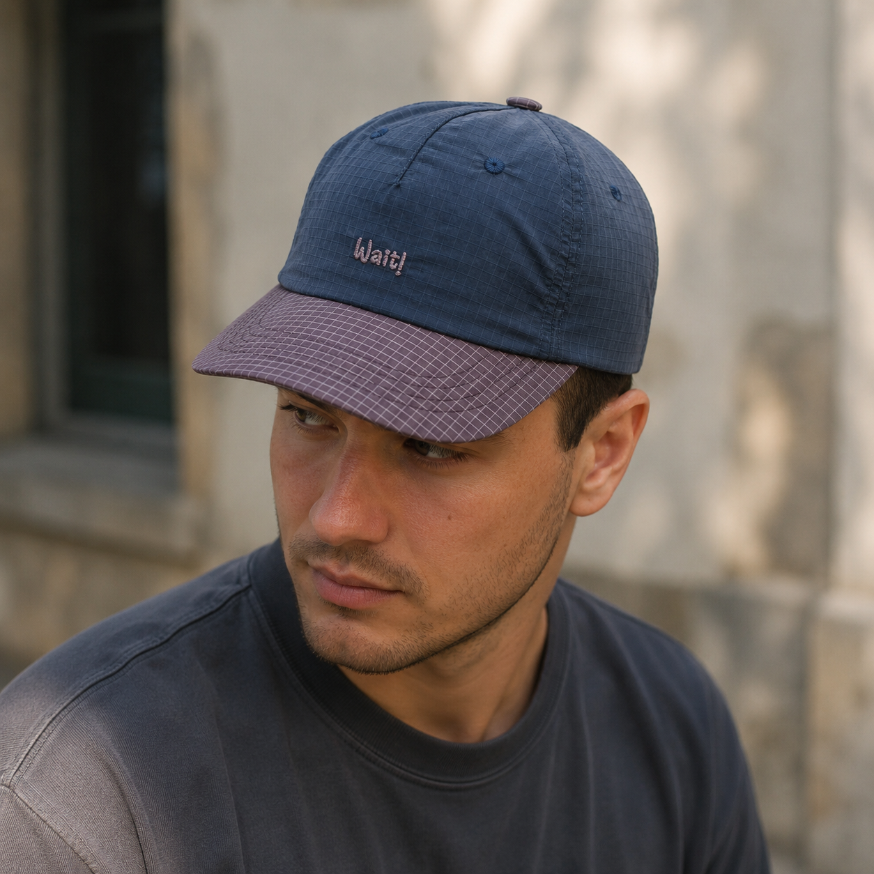 Retro Flat Visor Cap – Adjustable Snapback Hat | Breathable 6 Panel Baseball Headwear