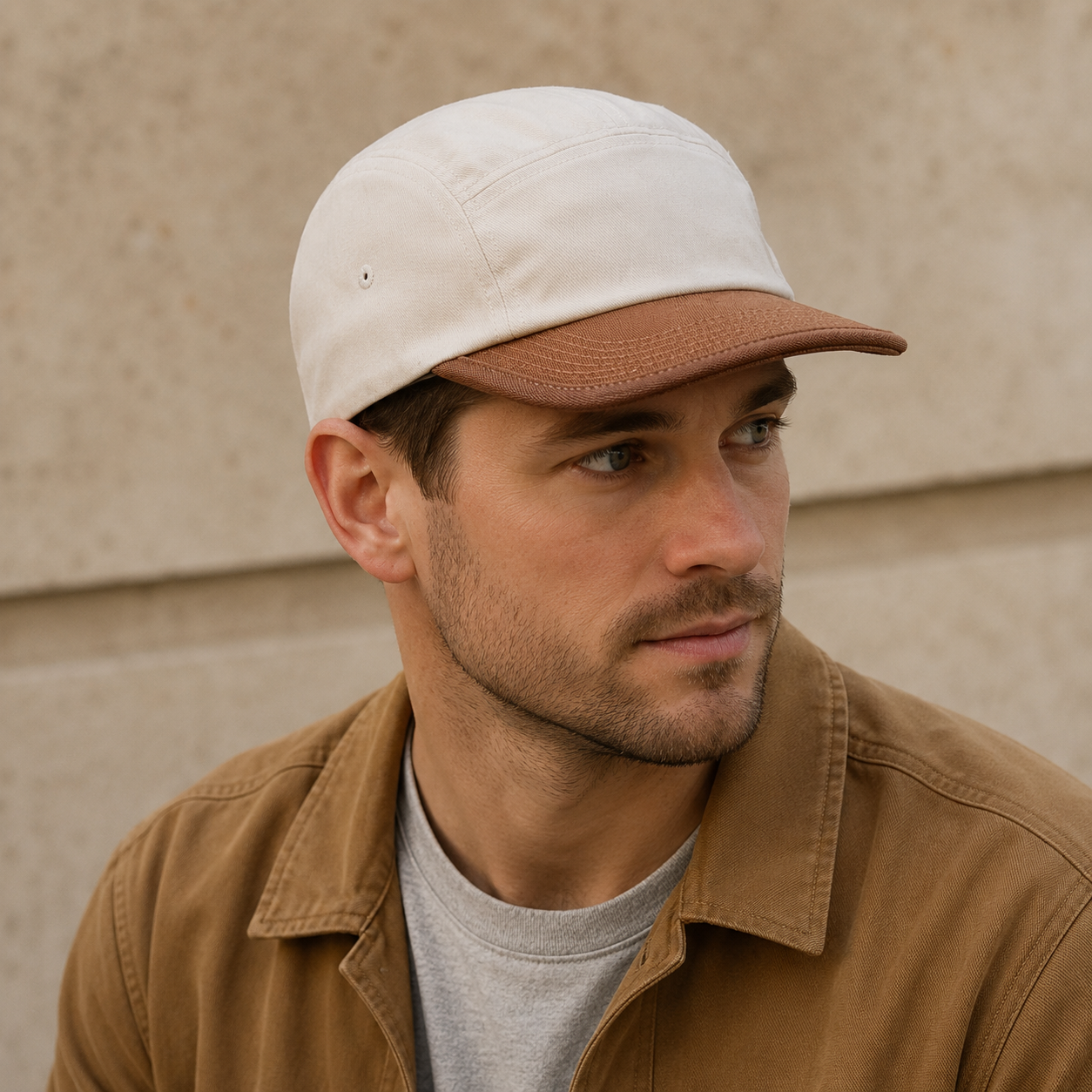 Washed Cotton Cap – Organic Cotton Hat With Adjustable Flat Visor Design