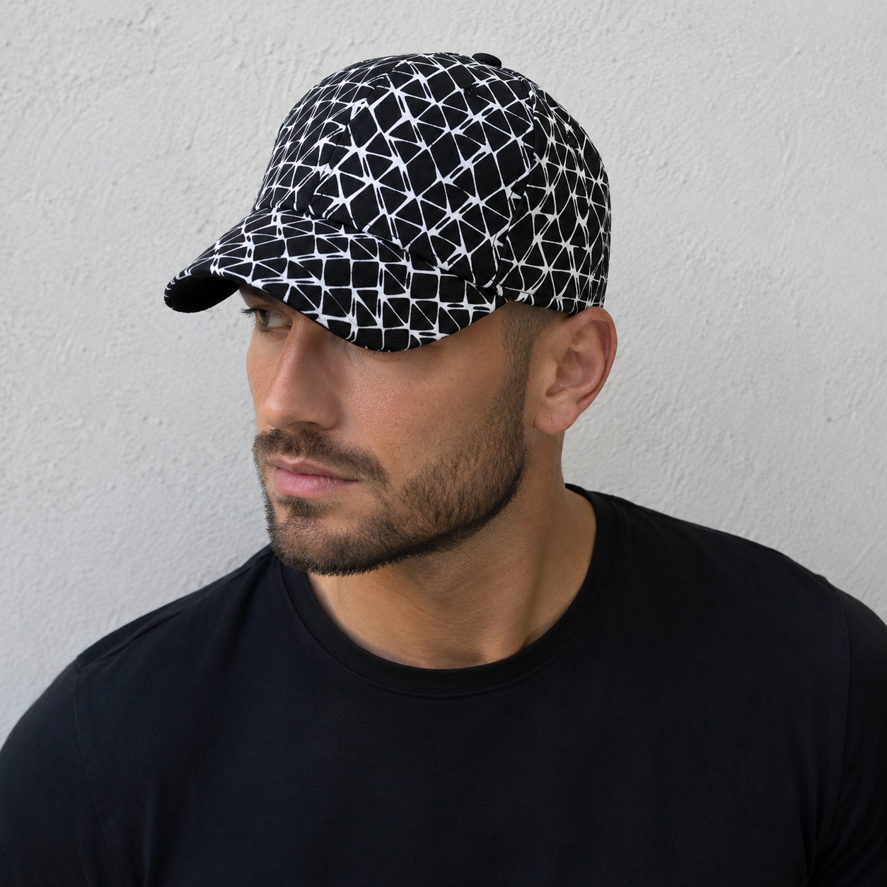 Baseball Cap Adjustable Cotton Printed Panel Hat – Breathable Summer Headwear