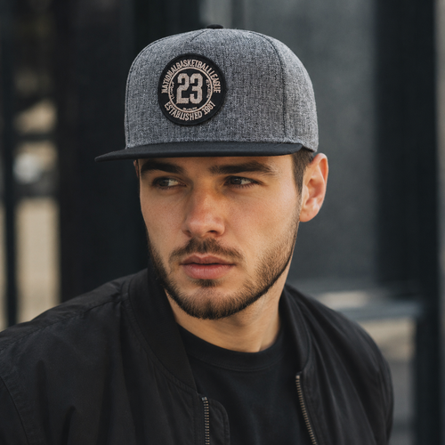 Basketball Snapback Cap – Adjustable Cotton Baseball Hat With Embroidered NBL Logo