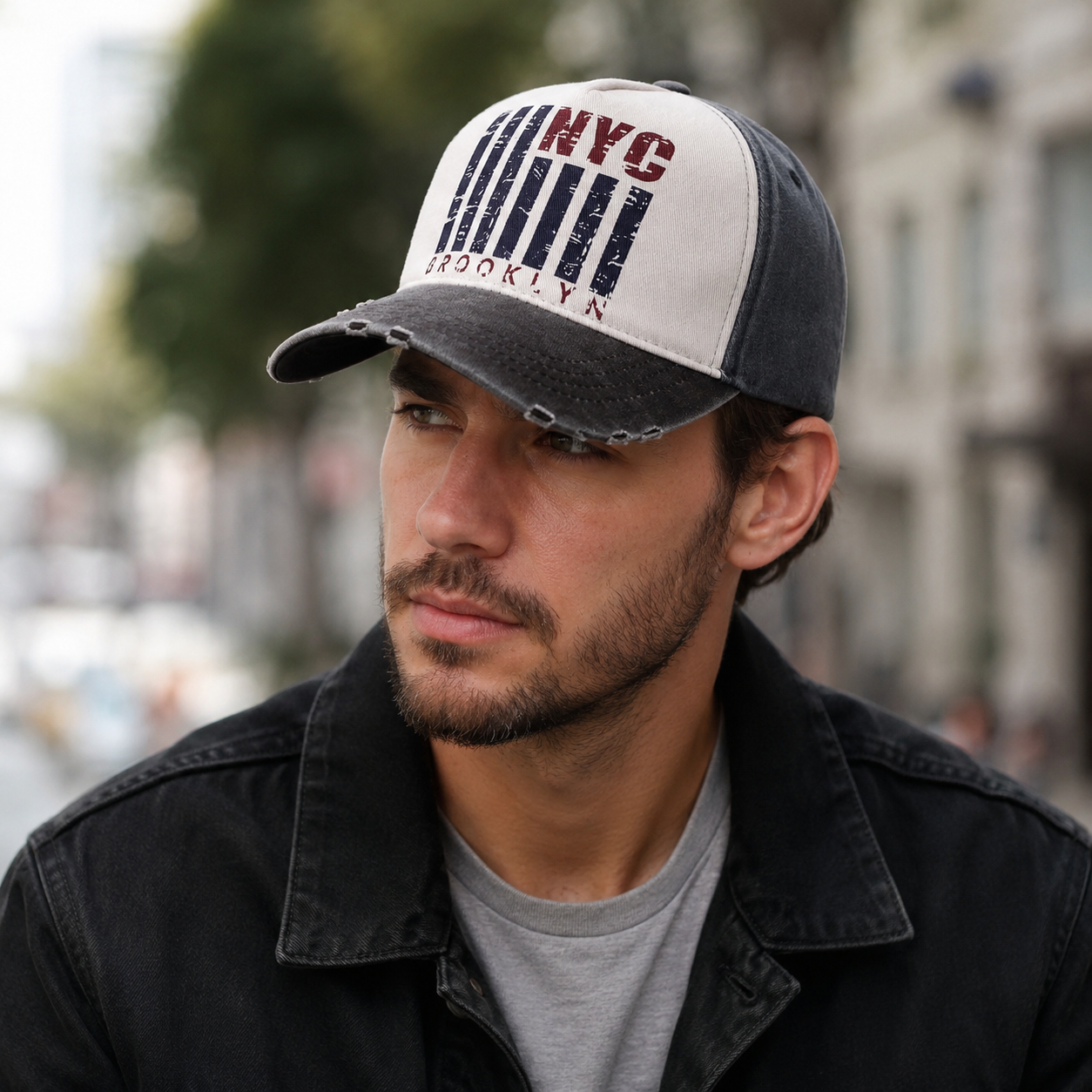 Vintage Baseball Cap – Adjustable Cotton Brooklyn Classic Hat For Men & Women