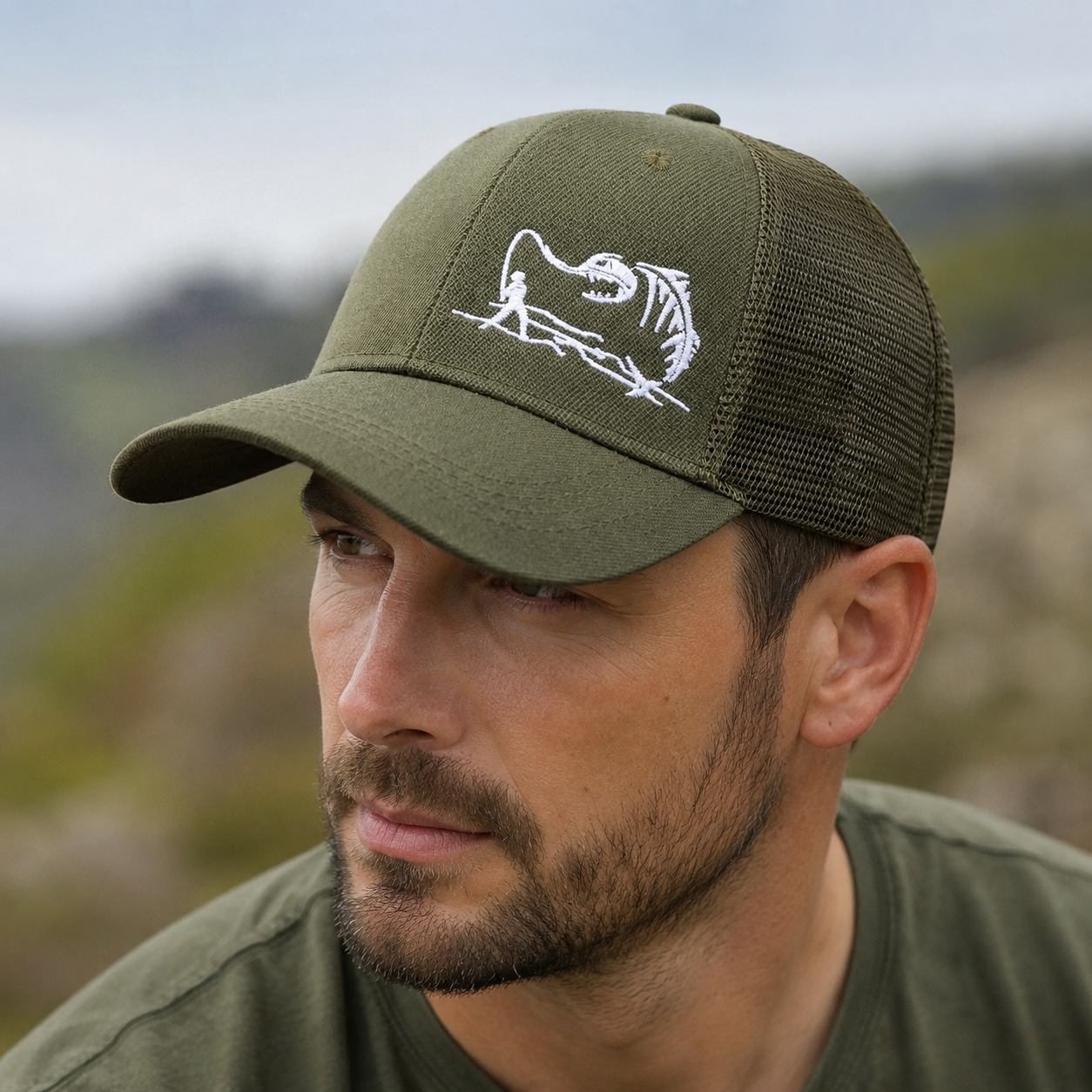Cotton Trucker Cap – Adjustable Breathable Baseball Style Hat by Hatloom