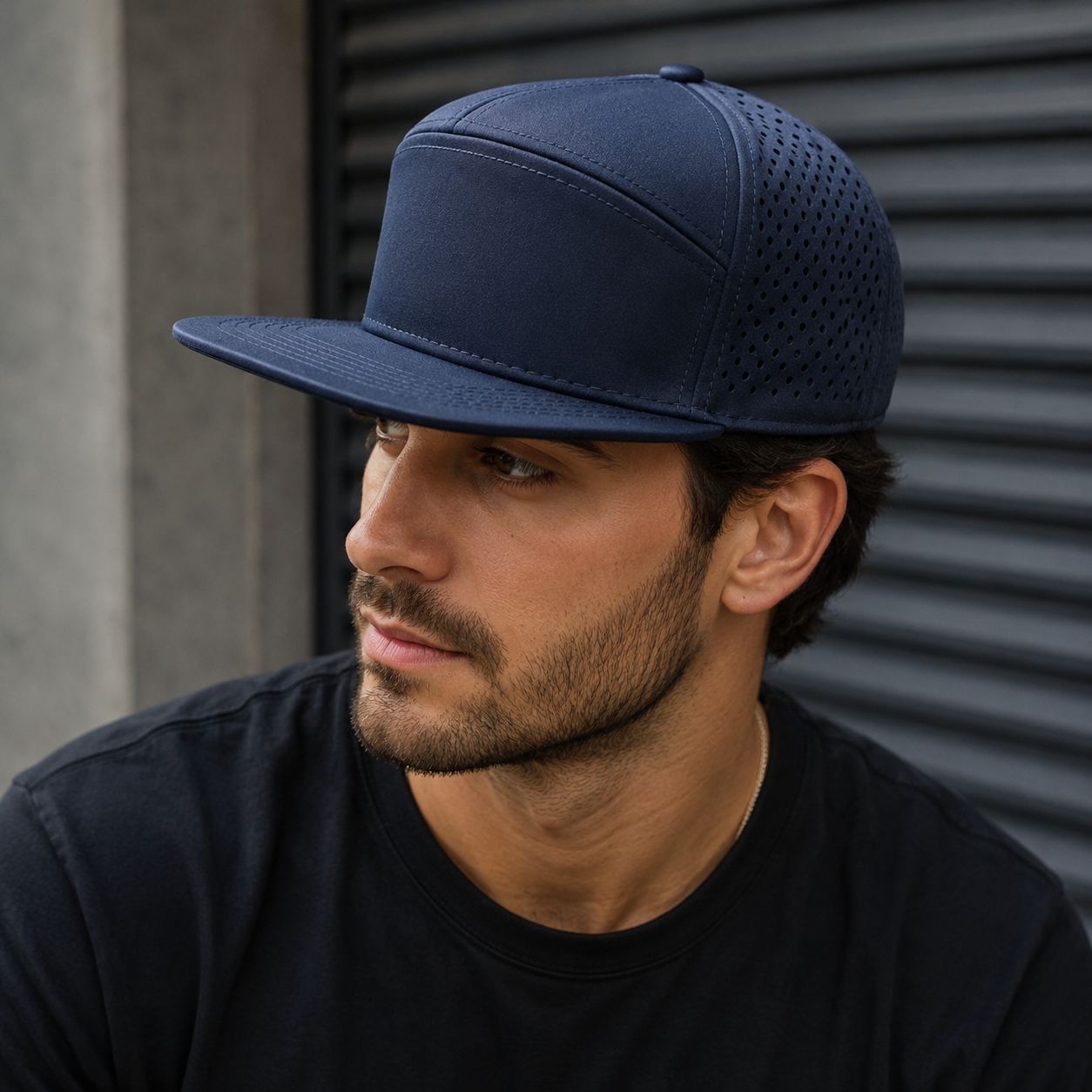 Summer Trucker Cap – Adjustable Snapback Hat With Breathable Mesh Back