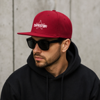 Baumwoll-Snapback-Cap – Verstellbare Mütze aus Bio-Baumwolle | Atmungsaktive Unisex-Kopfbedeckung