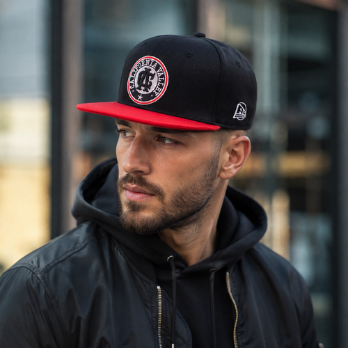 California Snapback Cap - 100% Cotton Adjustable 6 Panel Hat With Embroidered Logo