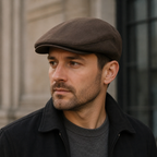 Cotton Flat Cap – Classic Plain Flat Hat With Comfortable Sweatband For Men & Women