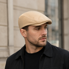Cotton Flat Cap – Adjustable Classic Plain Hat Size 55-59 cm for Men & Women