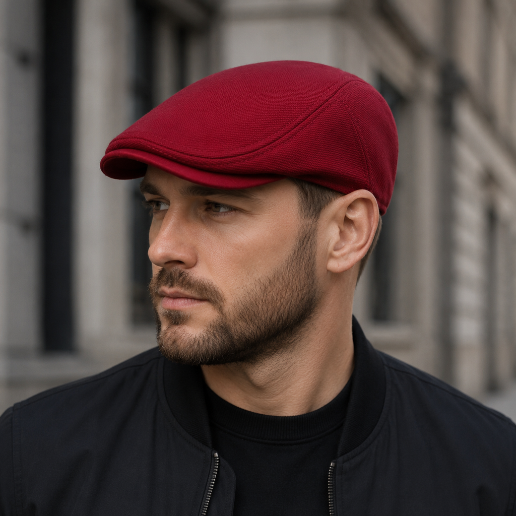 Classic Flat Cap – Adjustable Cotton Hat For Men & Women | Breathable Headwear