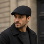 Cotton Flat Cap - Classic Adjustable Flat Cap With Visor For Men & Women