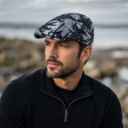 Palm Trees Flat Cap – Adjustable Cotton Summer Hat With Breathable Design