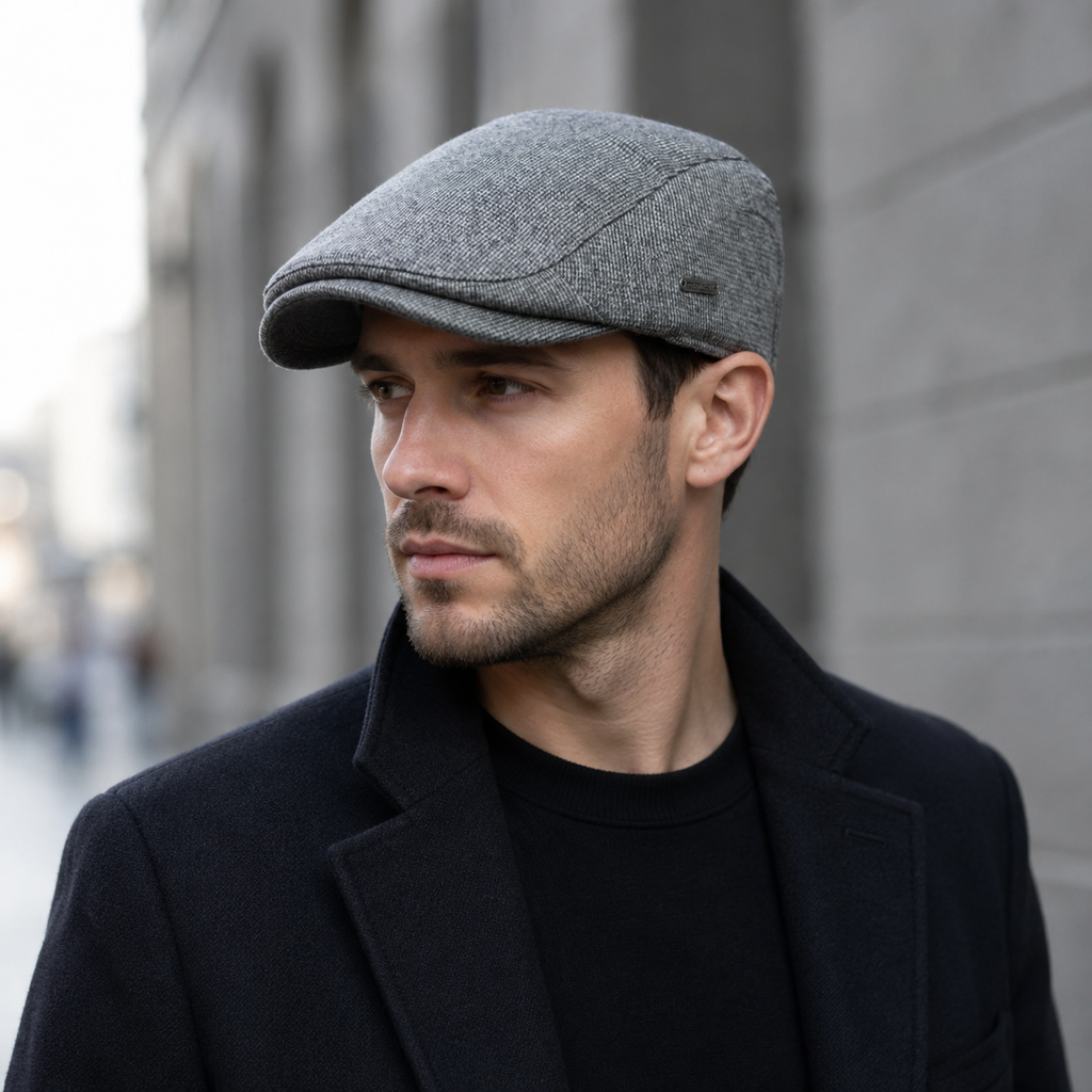 Cotton Flat Cap – Adjustable Plain Classic Hat for Men & Women, Lightweight Breathable