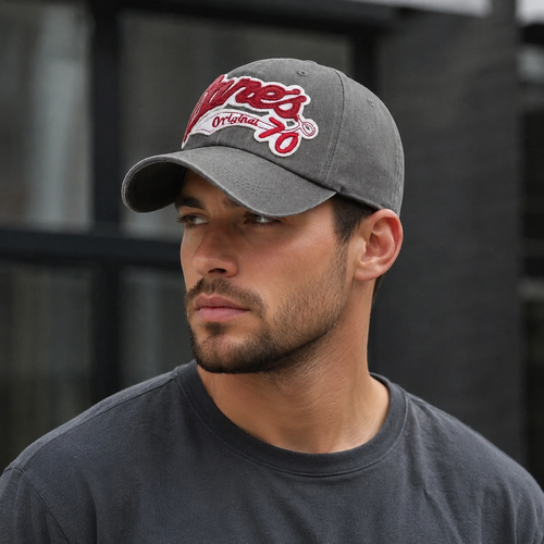 Baseball Cap Adjustable Cotton Hat – Classic Embroidered Design by Hatloom