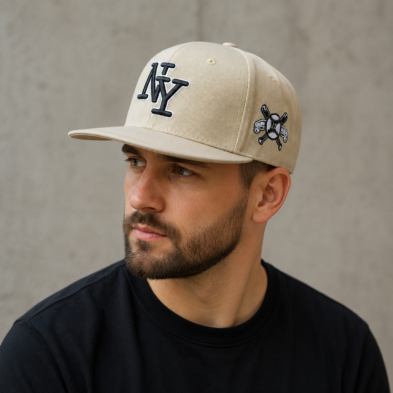 New York Snapback Cap – Adjustable Baseball Hat With Embroidered Logo Design