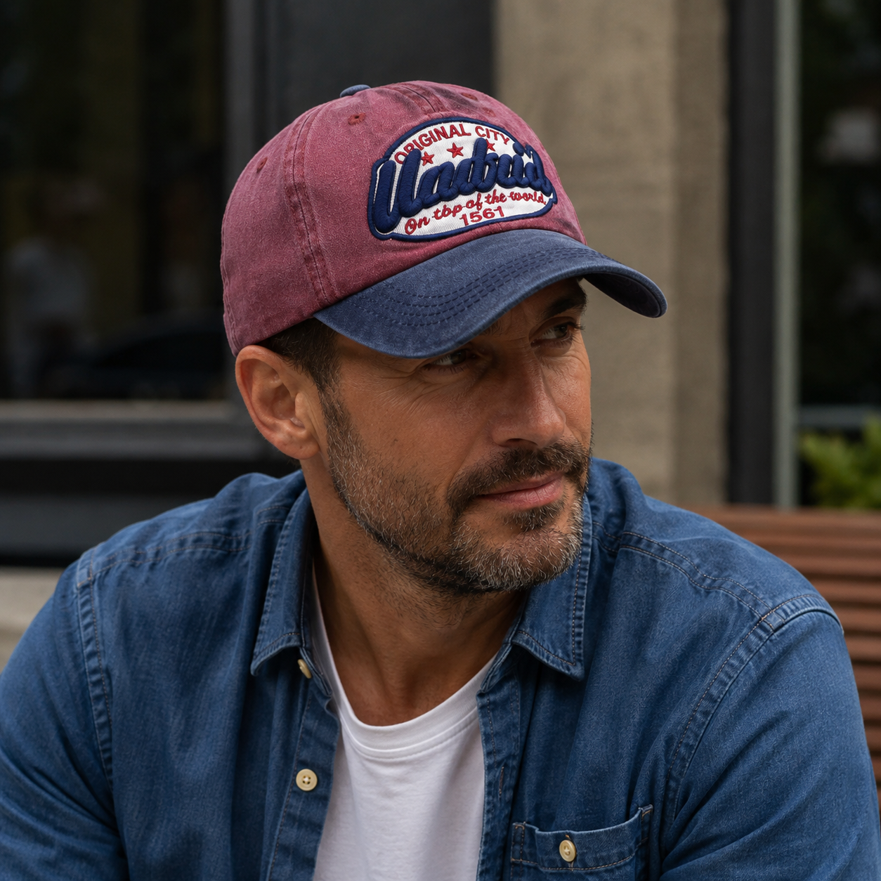 Washed Cotton Baseball Cap – Adjustable Vintage Hat for Outdoor Adventure