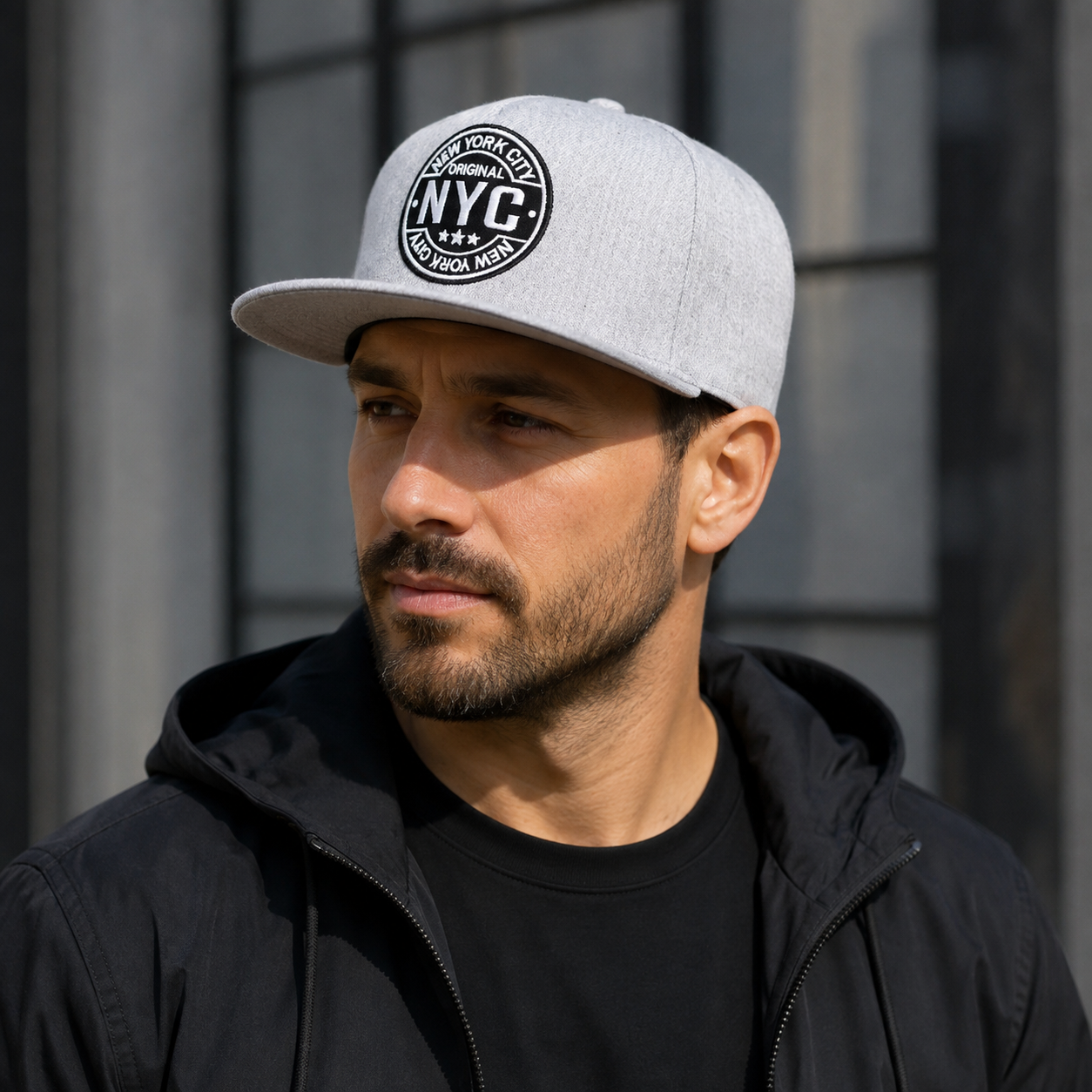 Snapback Cap – Original NYC Adjustable Hat With Embroidered Urban Style Design
