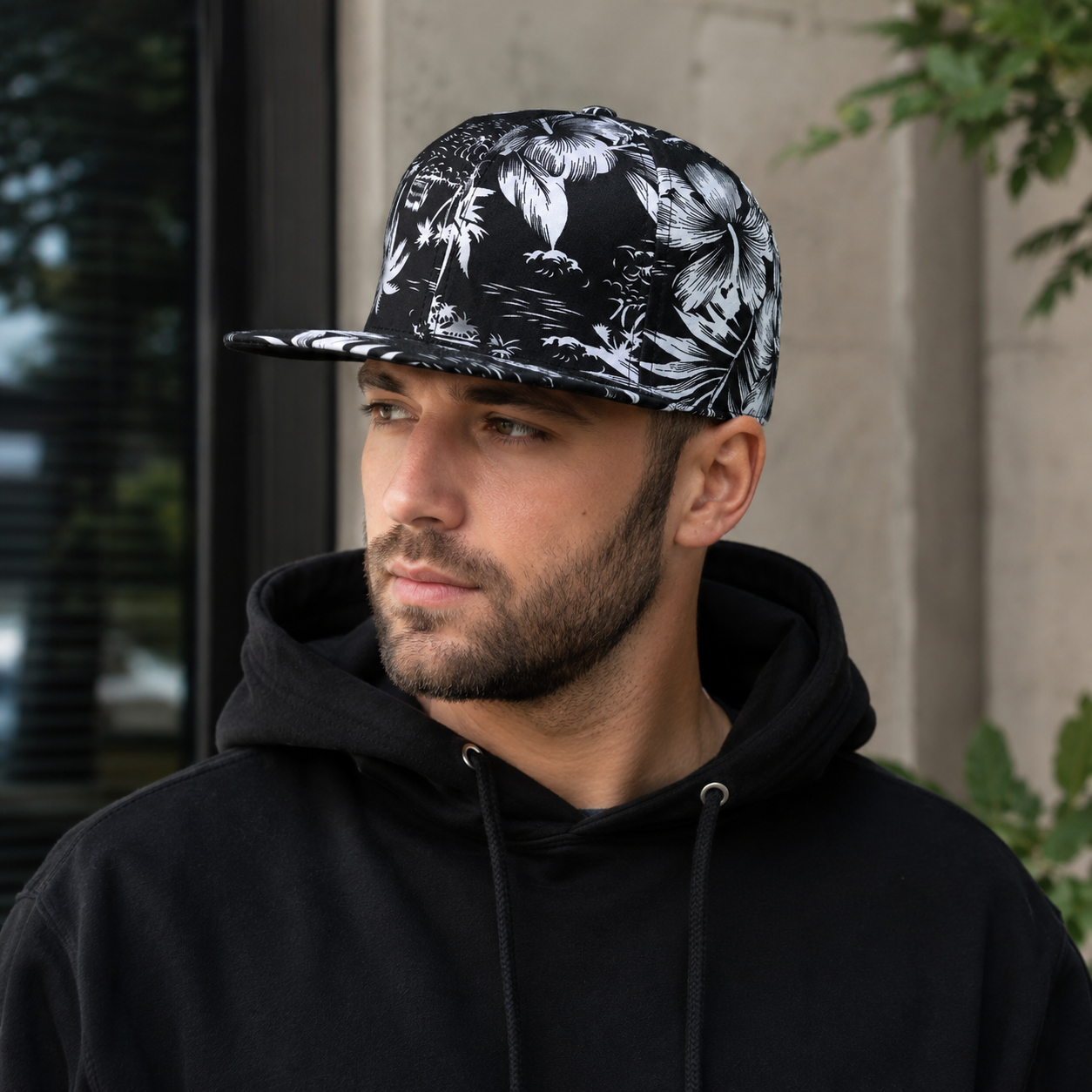 Wildflowers Snapback Cap – Adjustable Cotton Acrylic Hat Size 56-60 cm