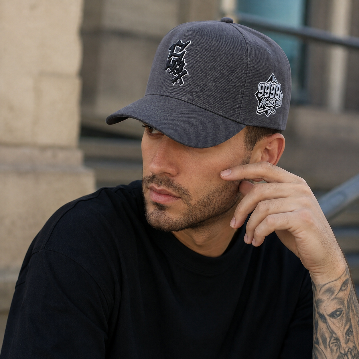 Embroidered Baseball Cap - Adjustable Organic Cotton Hat For Summer Style