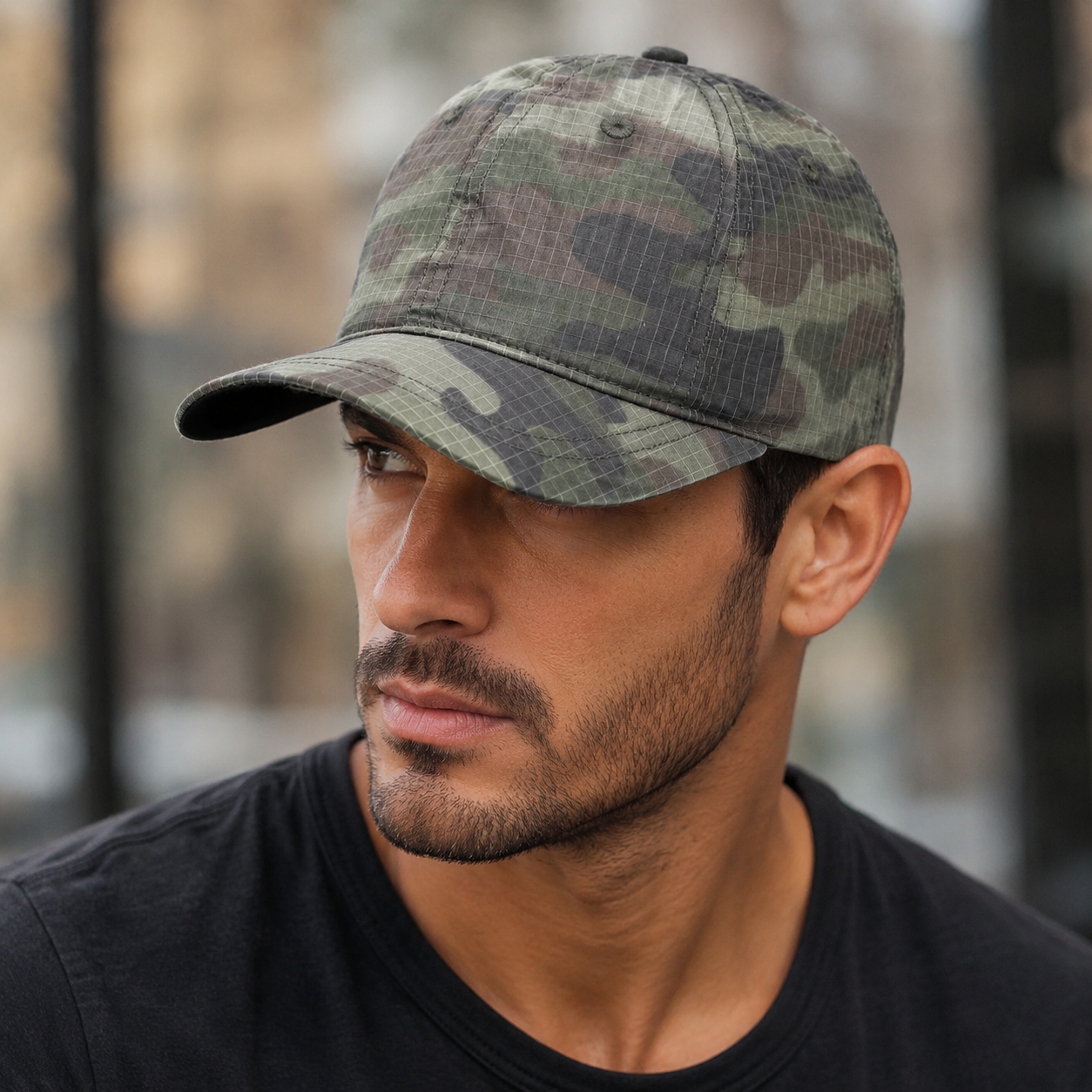 Waterproof Camouflage Cap – Adjustable Lightweight Acrylic Baseball Hat For Outdoor Sports