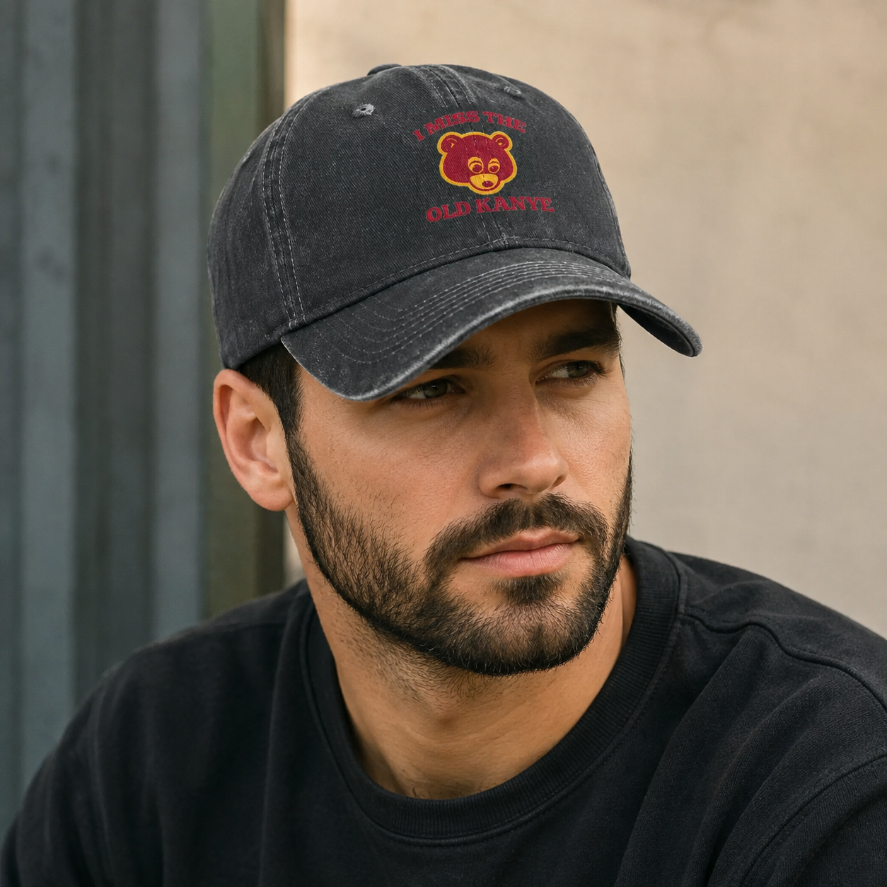 I Miss The Old Kanye Cap – Adjustable Cotton Baseball Hat With Bear Logo