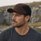 Retro Short Brim Cap - Adjustable 5 Panels Organic Cotton Baseball Style Hat