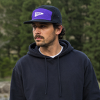 Retro 5-Panels Cap – Adjustable Organic Cotton Hat with Flat Visor for Summer