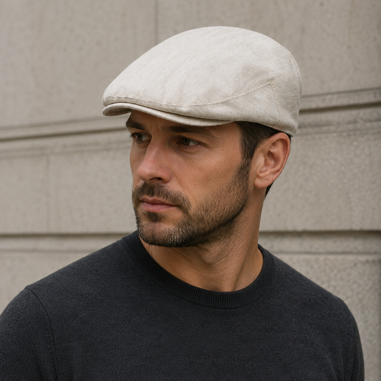 Linen Flat Cap – Lightweight Breathable Summer Hat | Unisex Classic Style