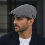 Breathable Mesh Flat Cap – Adjustable Lightweight Acrylic Summer Hat for Men & Women