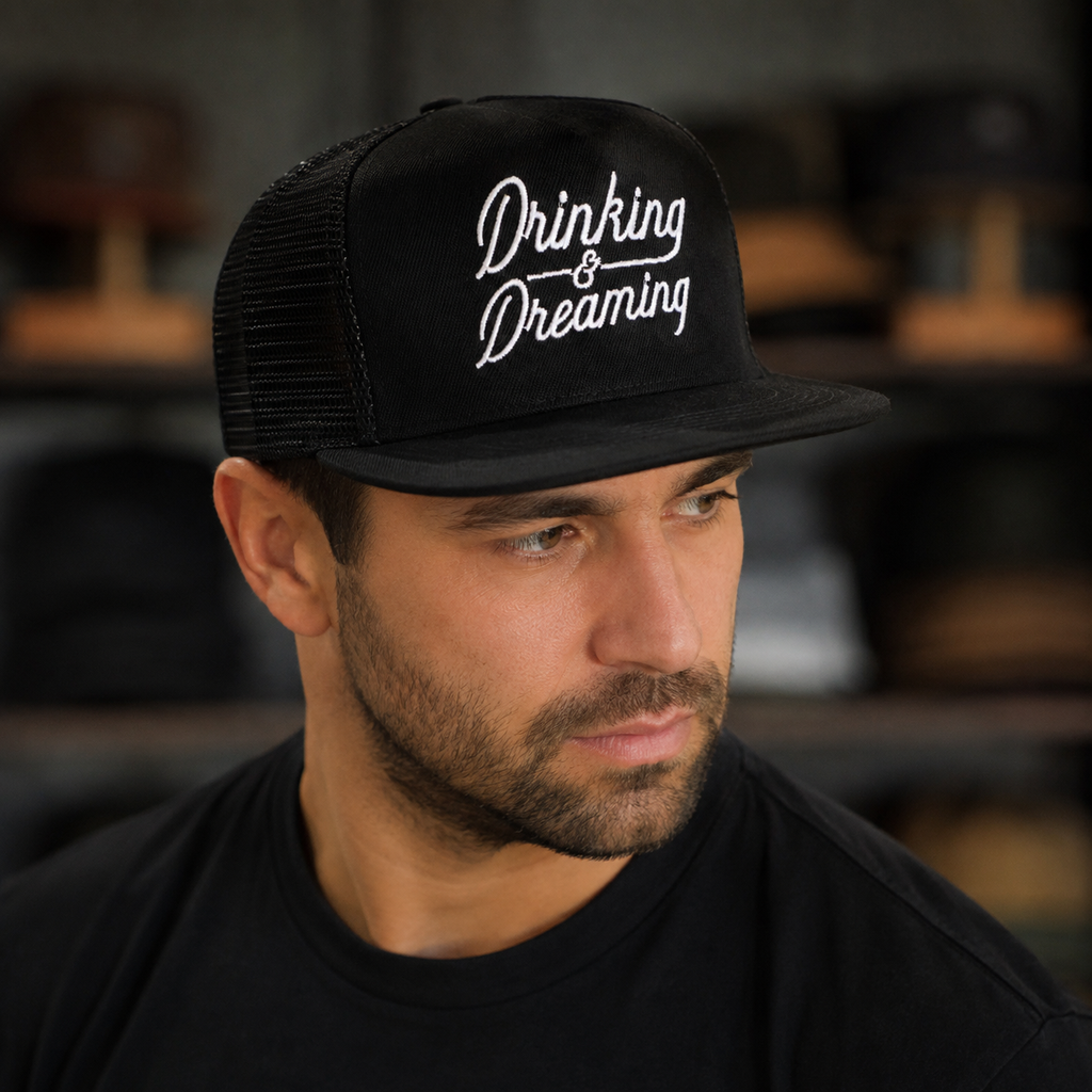 Trucker Snapback Cap – Adjustable Breathable Mesh Cotton Acrylic Hat by Hatloom