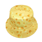 Cheese Print Reversible Bucket Hat