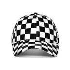 Chessboard Lattice Plaid Baseball Cap