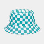 Chessboard Plaid Reversible Bucket Hat