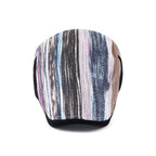 Chessy Striped Cotton Flat Cap