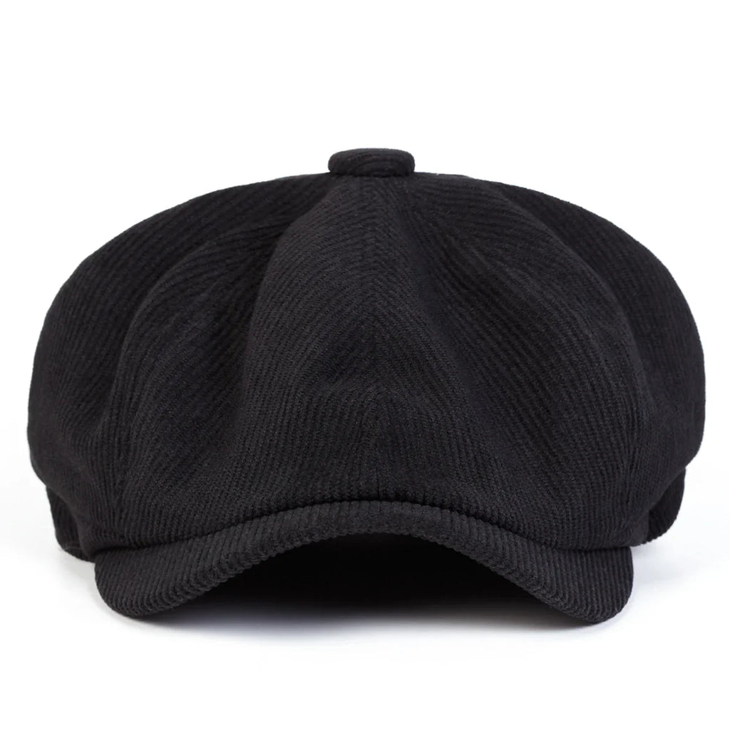 Chester Retro Corduroy Cabbie Newsboy Cap