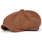 Chester Retro Corduroy Cabbie Newsboy Cap