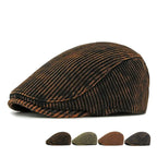 Chester Winter Worn Corduroy Flat Cap