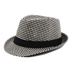 Chester Houndstooth Trilby Hat